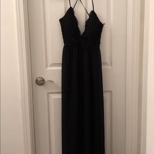 Black Floor Length Dress
